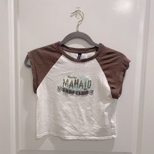 Cropped Surf Club Baby Tee